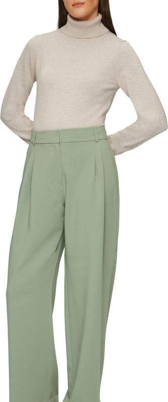 Gebreide Trui - Effen - Viscose - Lange Mouw - Normale Pasvorm