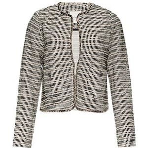 Binnenjas - Casual - Korte Jas - Bouclé Look - Regular Fit - Lange Mouwen