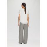 s.Oliver BLACK LABEL Blouse - Wit - Dubbel-Laag-Look - V-Halslijn