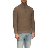 s.Oliver - Gebreide Trui - Zacht - Met Ritssluiting - Regular Fit