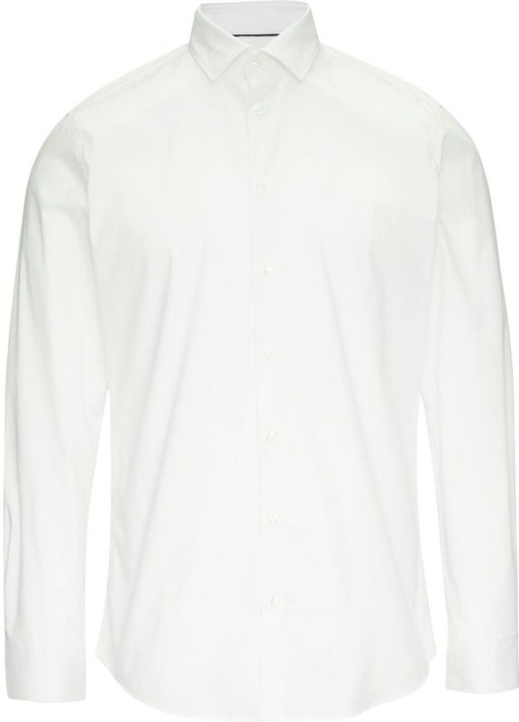 s.Oliver BLACK LABEL - Shaped Fit - Zakelijk Overhemd - Katoenstretch - Effen