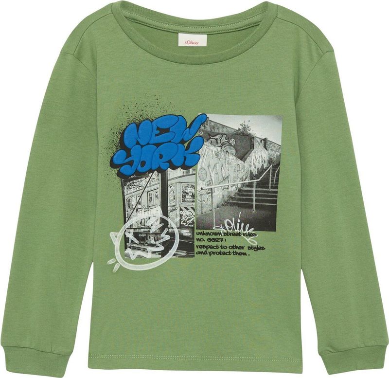 s Oliver - T-shirt - Jongens - 7372 GREEN