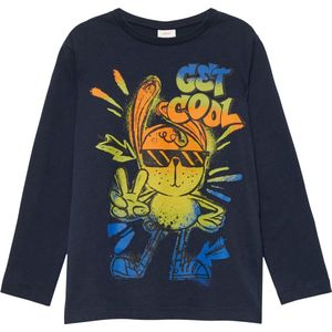 T-shirt - Lange Mouwen - Regular Fit - 100% Katoen - Grafische Print