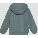 s.Oliver - Sweatshirt - Blauw - Met Capuchon - Motiefprint