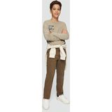 s.Oliver - Pete - Jeans - Bruin - 5-pocket-style - Verstelbare Taille