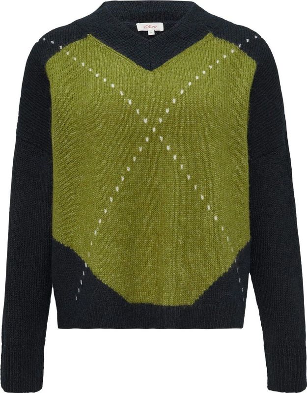 Pullover met Argyle-patroon, 77 x 0 cm, 40