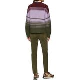 s.Oliver - Gebreide Trui - Donkergroen - Lavendel - Cyclaam