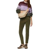 s.Oliver - Gebreide Trui - Donkergroen - Lavendel - Cyclaam