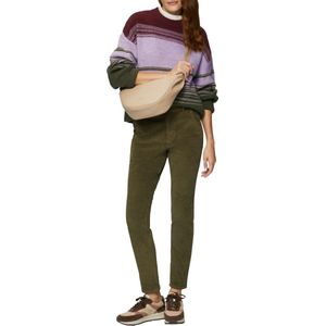 s.Oliver - Gebreide Trui - Donkergroen - Lavendel - Cyclaam