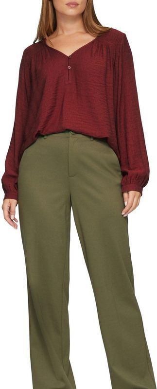 Blouse - Viscose - Gesmokte Details