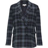 Blazer - Geruit - Gedeeltelijk Gevoerd - Normale Pasvorm - Lange Mouw