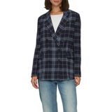 Blazer - Geruit - Gedeeltelijk Gevoerd - Normale Pasvorm - Lange Mouw