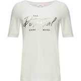 s.Oliver Shirt  ecru / zilver