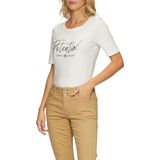 s.Oliver Shirt  ecru / zilver