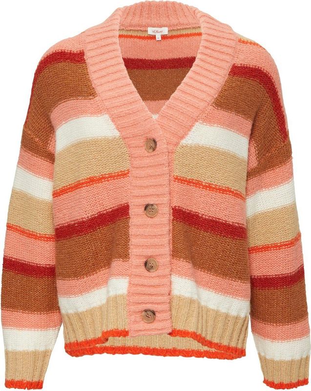 s.Oliver - Strickjacke - Vest - Gestreept