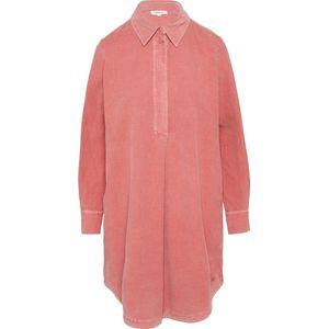 Blousejurk - Effen - Corduroy - Knoopsluiting - Kentkraag - Lange Mouw