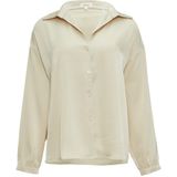 s.Oliver - Blouse - Beige - Klassieke Blouse - Lange Mouw