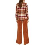 s.Oliver - Blouse - Geruit - Viscosemix - Normale Pasvorm