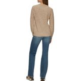 Gebreide Trui - Mélange - Knitwear - Lange Mouw - Normale Pasvorm