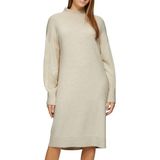 Tricot - Gebreide Jurk - Zacht - Opstaande Kraag