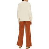 Pullover - Opstaande Kraag - Lange Mouwen - Geribbelde Structuur - Regular Fit