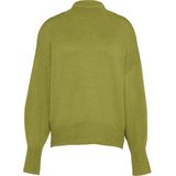 Pullover - Opstaande Kraag - Lange Mouwen - Geribbelde Structuur - Regular Fit