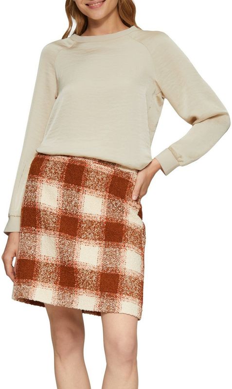 Blouse - Blouseshirt - Satijn - Effen - Lange Mouw