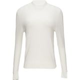 Trui - Effen - Knitwear - Geribbelde Kraag - Lange Mouw