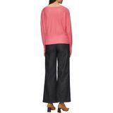 Gebreide Trui - Effen - Knitwear - Boothals - Lange Mouw