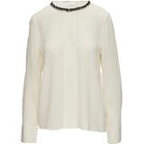 s.Oliver BLACK LABEL - Blouse - Zwart - Katoen - Lange Mouwen