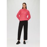 Trui - Effen - Knitwear - Opstaande Kraag - Lange Mouw - Losse Pasvorm