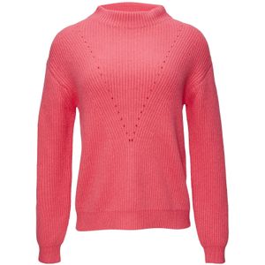 Trui - Effen - Knitwear - Opstaande Kraag - Lange Mouw - Losse Pasvorm