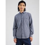 Overhemd - Gestructureerd - Regular Fit - Buttondownkraag