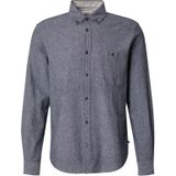 Overhemd - Gestructureerd - Regular Fit - Buttondownkraag