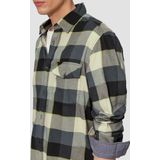 s.Oliver - Hemd - Geruit - Lichtgewicht Stretchkatoen