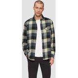 s.Oliver - Hemd - Geruit - Lichtgewicht Stretchkatoen