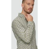 Overhemd - Katoen - Lichte Stof - Slim Fit - Lange Mouw