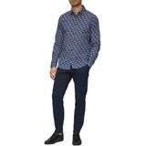 s.Oliver - Hemd - Maat S - Mannen - 59A1 BLUE - onbekend materiaal