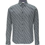 s.Oliver - Hemd - Maat S - Mannen - 59A1 BLUE - onbekend materiaal