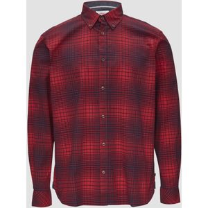 Overhemd - Geruit - Katoen - Lange Mouw - Regular Fit