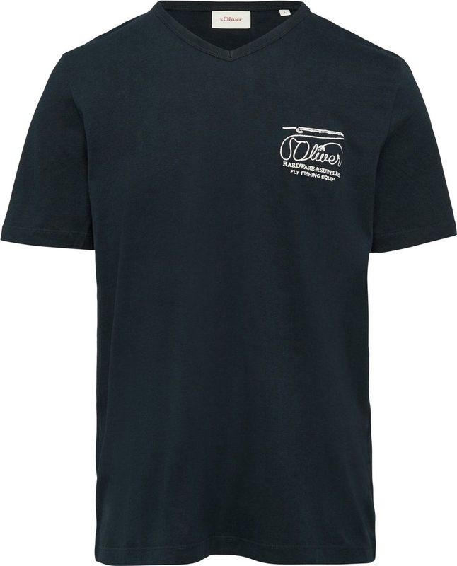 s Oliver - T-shirt - Mannen - 59D1 BLUE