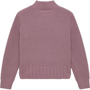 s.Oliver - Junior Trui - Roze - Katoen - Opstaande Kraag - Lange Mouwen