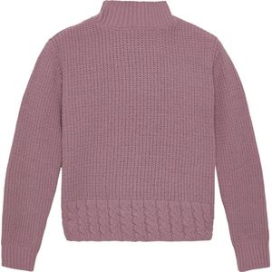 s.Oliver - Junior Trui - Roze - Katoen - Opstaande Kraag - Lange Mouwen
