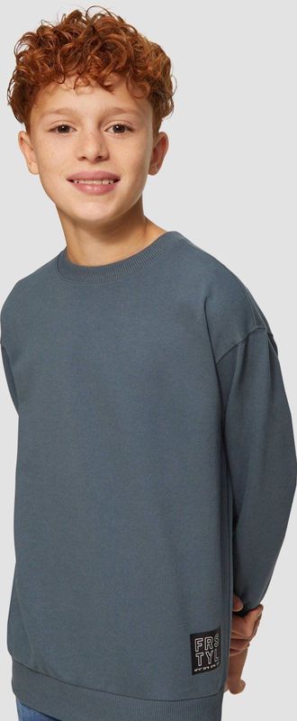 s.Oliver - Sweater - Blauw - Katoen