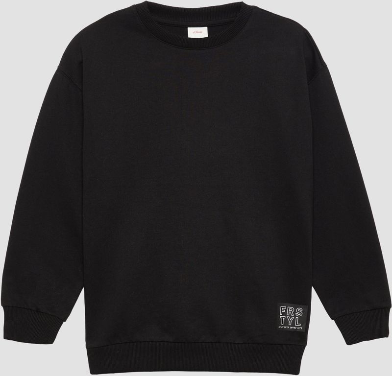 Sweater - Effen - Sweatstof - Lange Mouw - Normale Pasvorm