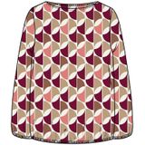 Blouseshirt - Soepel - Boothals