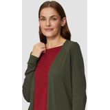 Gebreid Vest - Effen - Katoen - Lange Mouw - Normale Pasvorm