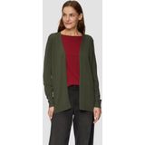 Gebreid Vest - Effen - Katoen - Lange Mouw - Normale Pasvorm