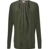 Gebreid Vest - Effen - Katoen - Lange Mouw - Normale Pasvorm