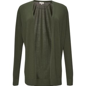 Gebreid Vest - Effen - Katoen - Lange Mouw - Normale Pasvorm